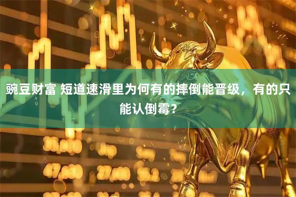 豌豆财富 短道速滑里为何有的摔倒能晋级，有的只能认倒霉？